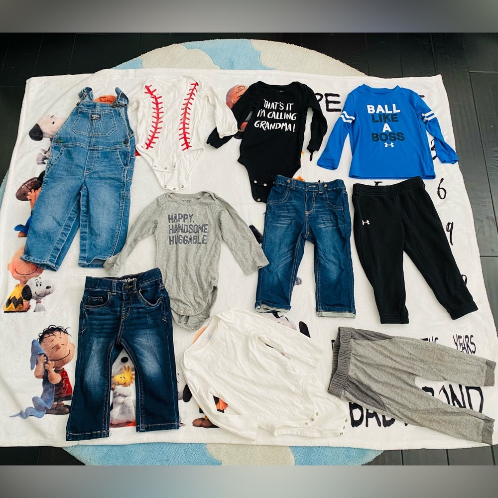 68 Toddler Boy Clothing Pieces, 18 months